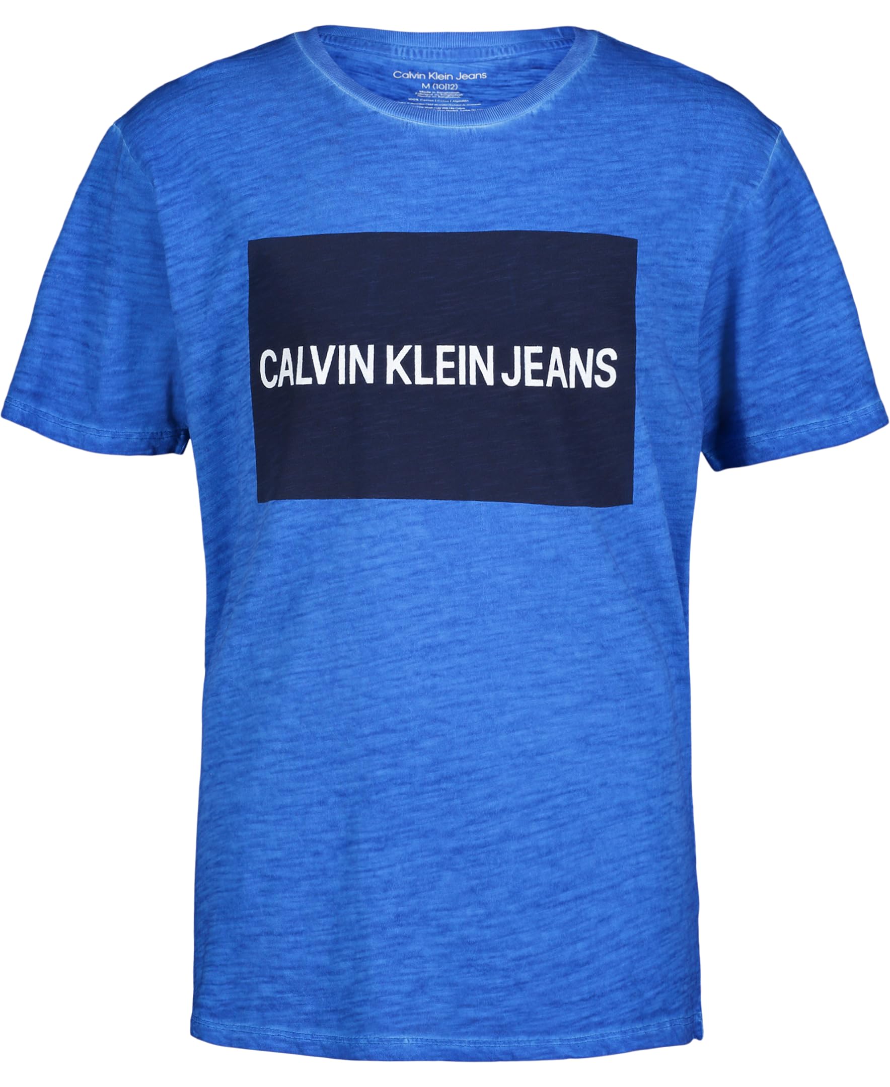 Calvin Klein Boys' Short Sleeve Fashion Graphic Crew Neck T-Shirt, Comfortable, Relaxed Fit